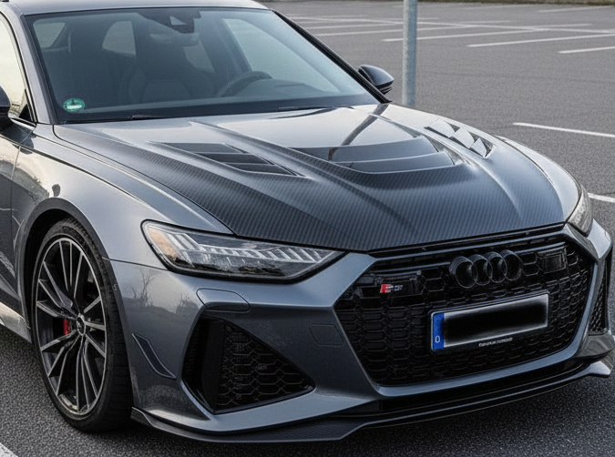 RS6 Avant Carbon Hood Cover 314