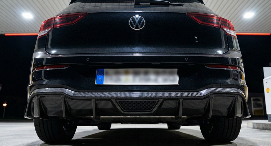 Golf Carbon Fiber Rear Diffuser