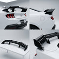 Deep gloss black automotive paint Spoiler compatible with Ford Mostang-2024 24242