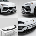 Chopped Forged Matte Carbon Fiber Front Bumper Lip compatible with Lamborghini Urus-2024 75187