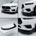 Deep gloss black automotive paint Front Bumper Lip compatible with Ford Mostang-2024 51964
