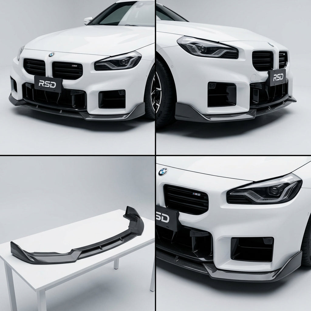 Carbon Fiber Front Bumper Lip compatible with BMW m2 g87-2024 64324