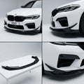 Deep gloss black automotive paint Front Bumper Lip compatible with BMW M5 Competition-2022 51993
