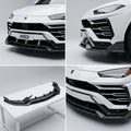 Chopped Forged Matte Carbon Fiber Front Bumper Lip compatible with Lamborghini Urus-2024 51974