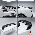 Chopped Forged Matte Carbon Fiber Spoiler compatible with Ford Mostang-2024 62890