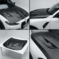 Chopped Forged Matte Carbon Fiber Hood Cover compatible with BMW M3 G80-2021 43466