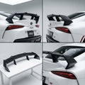 Chopped Forged Matte Carbon Fiber Spoiler compatible with Toyota GR Supra-2025 10817