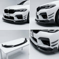 Chopped Forged Matte Carbon Fiber Front Bumper Lip compatible with BMW M5 Competition-2022 78725