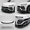 Deep gloss black automotive paint Front Bumper Lip compatible with Lamborghini Urus-2022 89252