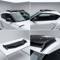 Chopped Forged Matte Carbon Fiber Thin Roof Light Bar with LED lights compatible with Toyota GR Supra-2025 02356