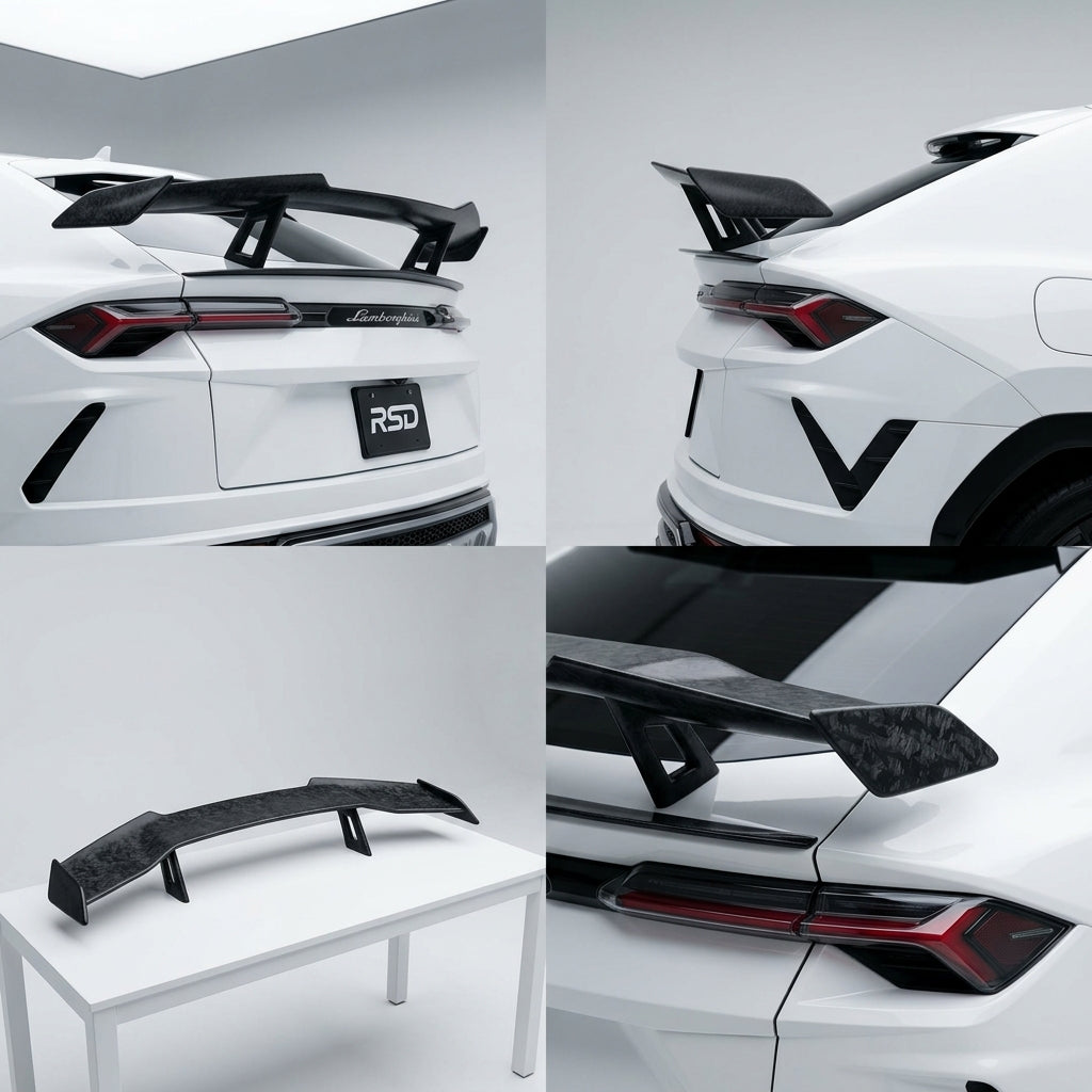 Chopped Forged Matte Carbon Fiber Spoiler compatible with Lamborghini Urus-2024 54837