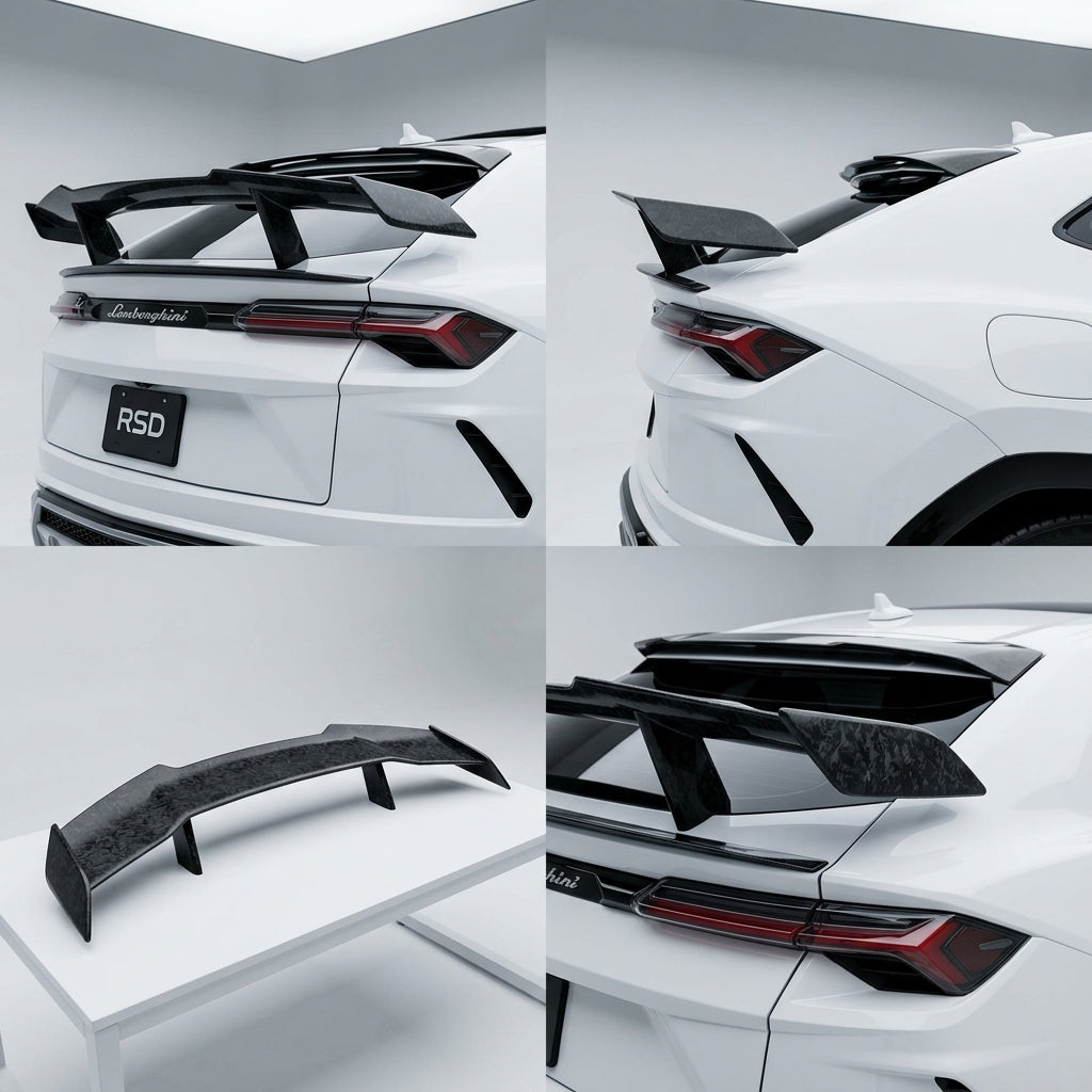 Chopped Forged Matte Carbon Fiber Spoiler compatible with Lamborghini Urus-2024 33724