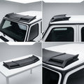 Matte Forged Chopped Carbon Fiber Thin Roof Light Bar with LED lights compatible with Mercedes-Benz G63 AMG-2022 52204