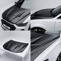 Chopped Forged Matte Carbon Fiber Hood Cover compatible with Audi RS6 Avant C8-2023 07489
