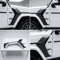 Matte Forged Chopped Carbon Fiber Fender Add ons compatible with Mercedes-Benz G63 AMG-2022 77750