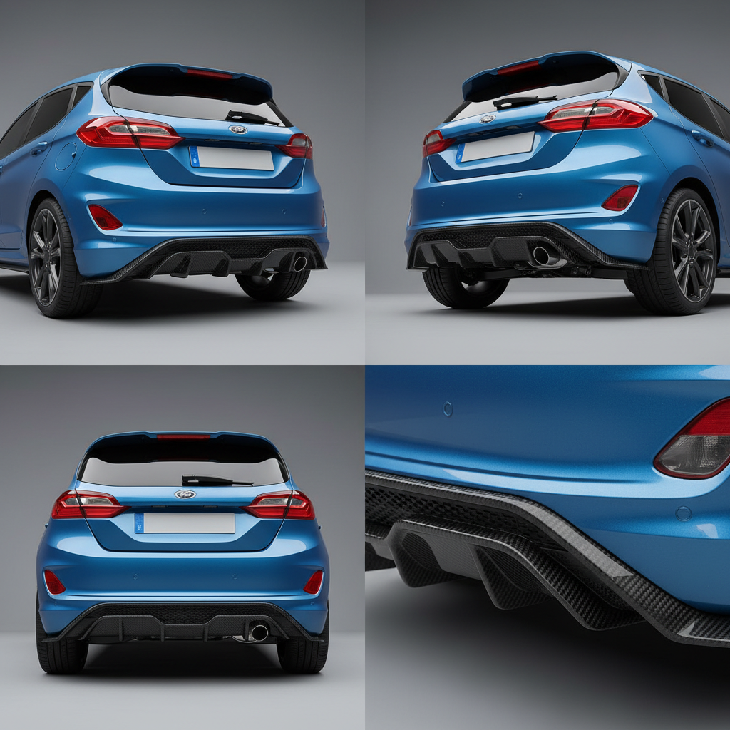 Fiesta Rear Bumper Diffuser 67789