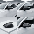 Chopped Forged Matte Carbon Fiber Mirror Caps Both Sides compatible with Audi RS6 Avant C8-2022 55760