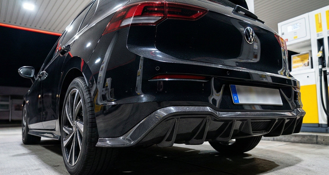 Golf Carbon Fiber Rear Diffuser