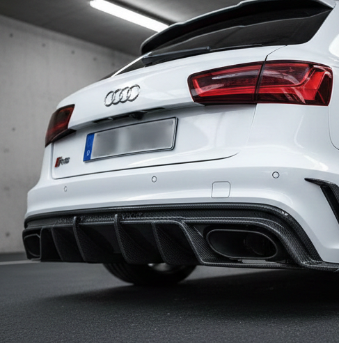 S6 AVANT C7 | CARBON REAR DIFFUSER