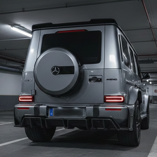 Mercedes Benz G63 Carbon Fiber Diffuser 113
