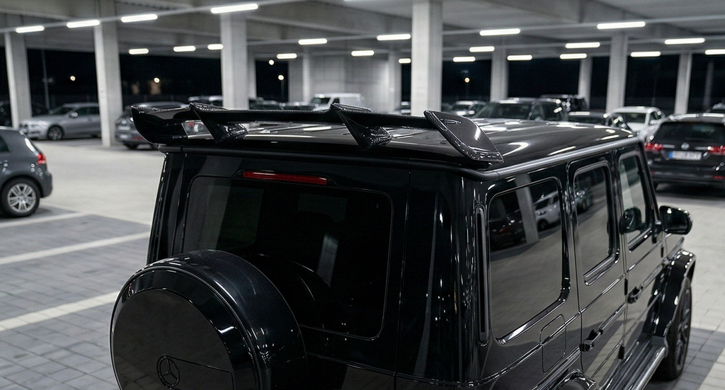 G63 AMG Carbon Fiber Roof Wing The Ultimate Silhouette Upgrade