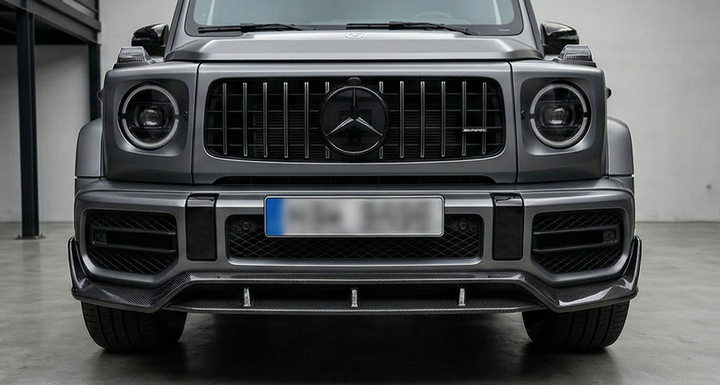 G63 Carbon Fiber Front Bumper Lip