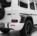 Chopped Forged Matte Carbon Fiber Rear Femder Add ons compatible with Mercedes-Benz G63 AMG-2022 57220