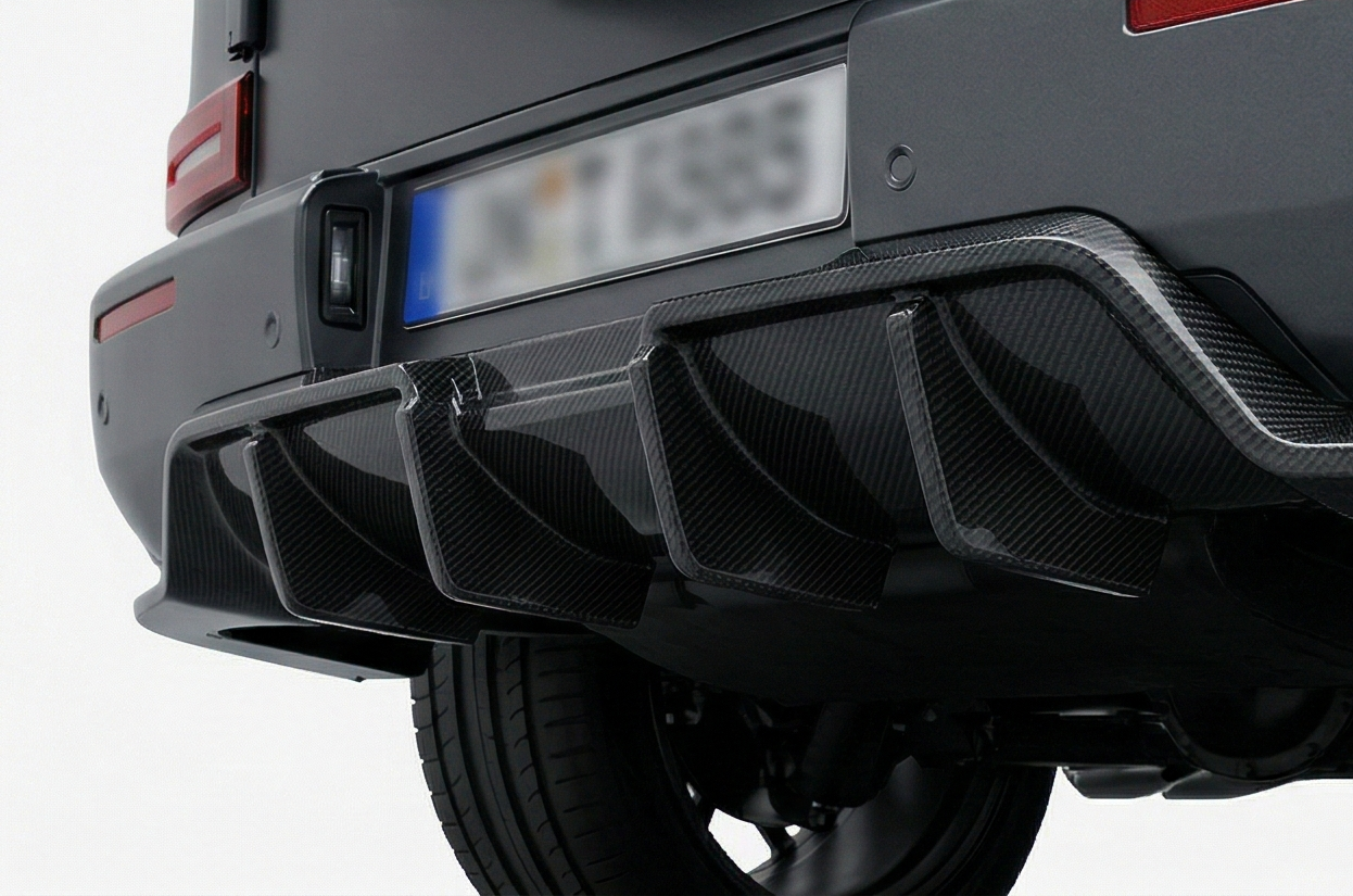 AMG G63 Carbon Fiber Rear Diffuser