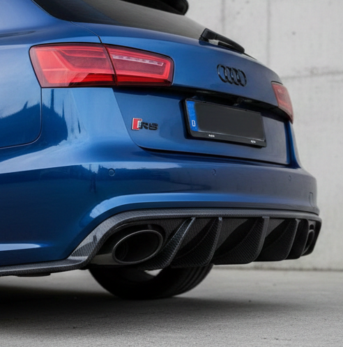S6 AVANT C7 | CARBON REAR DIFFUSER