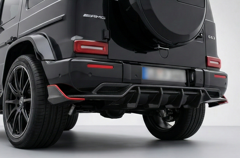 AMG G63 Carbon Fiber Rear Diffuser