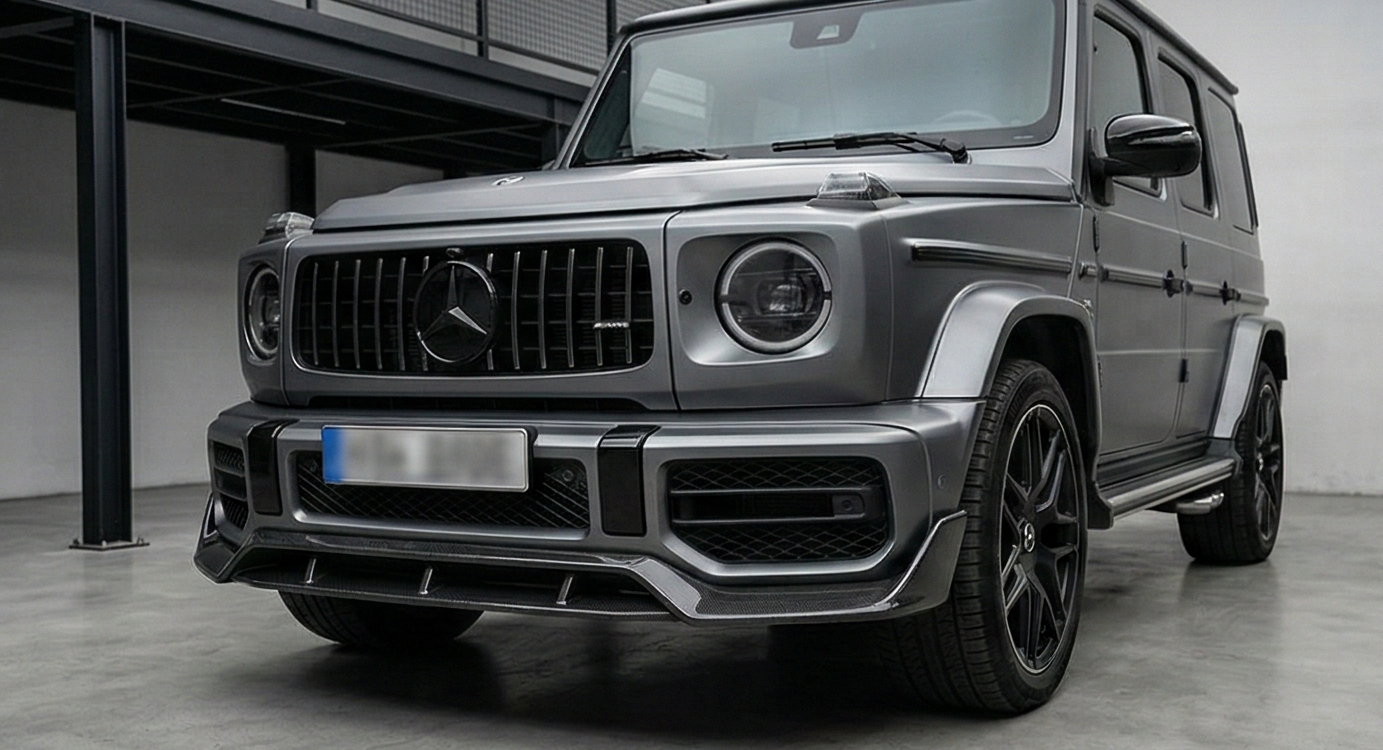 G63 Carbon Fiber Front Bumper Lip