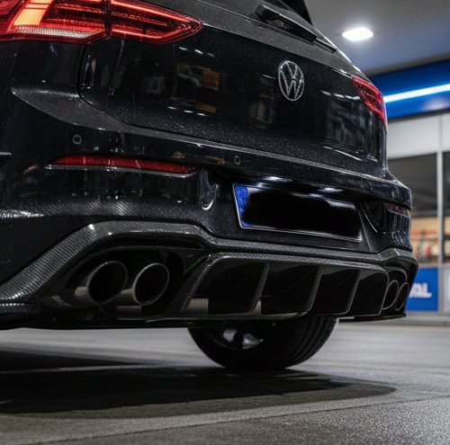 Volkswagen Golf GTI MK8 Carbon Fiber Sport Diffuser 105