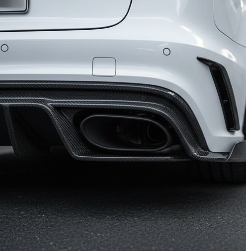 S6 AVANT C7 | CARBON REAR DIFFUSER