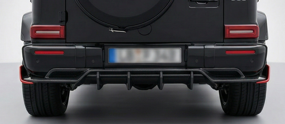 AMG G63 Carbon Fiber Rear Diffuser